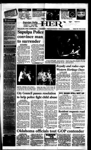Sapulpa Daily Herald (Sapulpa, Okla.), Vol. 81, No. 294, Ed. 1 Tuesday, August 20, 1996
