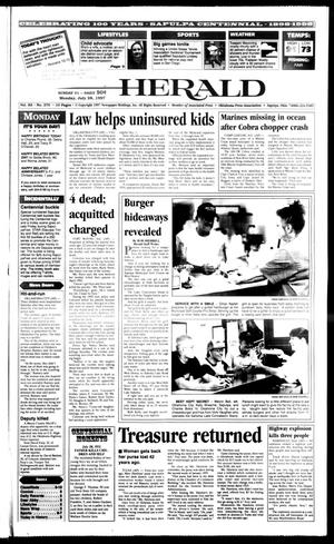 Sapulpa Daily Herald (Sapulpa, Okla.), Vol. 82, No. 270, Ed. 1 Monday, July 28, 1997