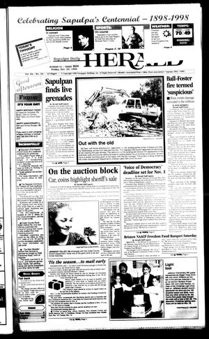 Sapulpa Daily Herald (Sapulpa, Okla.), Vol. 84, No. 34, Ed. 1 Friday, October 23, 1998