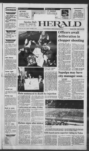 Sapulpa Daily Herald (Sapulpa, Okla.), Vol. 81, No. 38, Ed. 1 Thursday, October 27, 1994