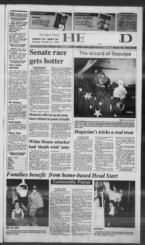 Sapulpa Daily Herald (Sapulpa, Okla.), Vol. 81, No. 41, Ed. 1 Monday, October 31, 1994