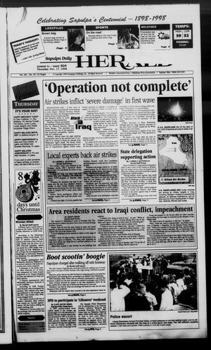 Sapulpa Daily Herald (Sapulpa, Okla.), Vol. 84, No. 81, Ed. 1 Thursday, December 17, 1998