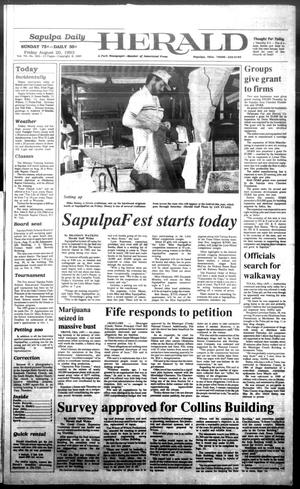 Sapulpa Daily Herald (Sapulpa, Okla.), Vol. 79, No. 292, Ed. 1 Friday, August 20, 1993