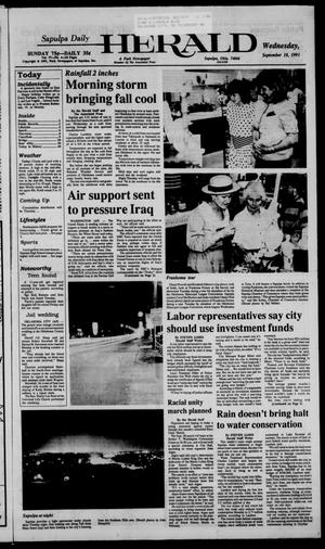 Sapulpa Daily Herald (Sapulpa, Okla.), Vol. 78, No. 4, Ed. 1 Wednesday, September 18, 1991
