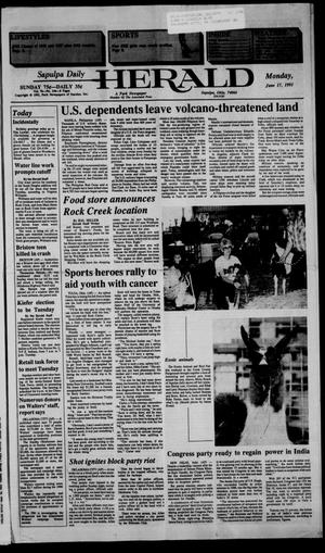Sapulpa Daily Herald (Sapulpa, Okla.), Vol. 77, No. 236, Ed. 1 Monday, June 17, 1991