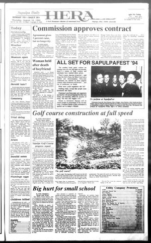 Sapulpa Daily Herald (Sapulpa, Okla.), Vol. 80, No. 292, Ed. 1 Thursday, August 18, 1994