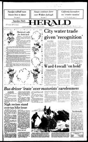 Sapulpa Daily Herald (Sapulpa, Okla.), Vol. 69, No. 159, Ed. 1 Thursday, March 17, 1983
