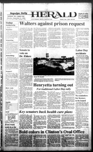 Sapulpa Daily Herald (Sapulpa, Okla.), Vol. 79, No. 306, Ed. 1 Monday, September 6, 1993