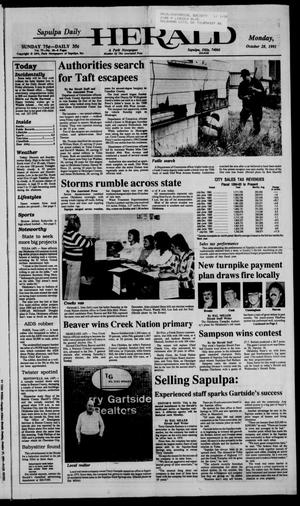 Sapulpa Daily Herald (Sapulpa, Okla.), Vol. 78, No. 38, Ed. 1 Monday, October 28, 1991