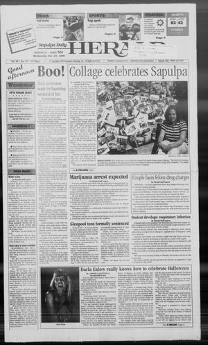 Primary view of object titled 'Sapulpa Daily Herald (Sapulpa, Okla.), Vol. 85, No. 37, Ed. 1 Wednesday, October 27, 1999'.
