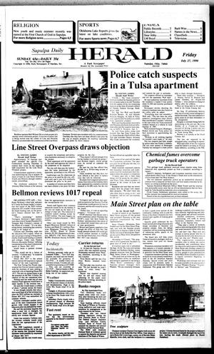 Primary view of object titled 'Sapulpa Daily Herald (Sapulpa, Okla.), Vol. 76, No. 271, Ed. 1 Friday, July 27, 1990'.