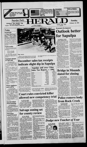 Sapulpa Daily Herald (Sapulpa, Okla.), Vol. 77, No. 139, Ed. 1 Sunday, February 24, 1991