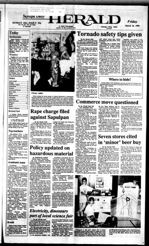 Sapulpa Daily Herald (Sapulpa, Okla.), Vol. 76, No. 157, Ed. 1 Friday, March 16, 1990