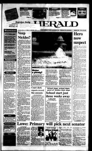 Primary view of object titled 'Sapulpa Daily Herald (Sapulpa, Okla.), Vol. 81, No. 277, Ed. 1 Wednesday, July 31, 1996'.