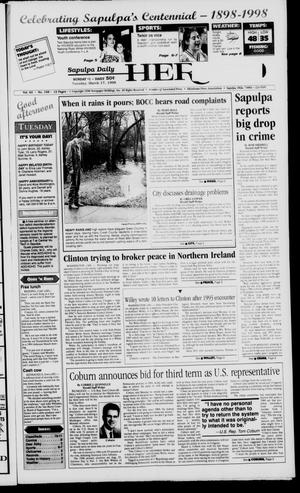 Sapulpa Daily Herald (Sapulpa, Okla.), Vol. 89, No. 158, Ed. 1 Tuesday, March 17, 1998