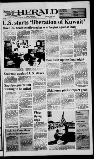 Sapulpa Daily Herald (Sapulpa, Okla.), Vol. 77, No. 107, Ed. 1 Thursday, January 17, 1991