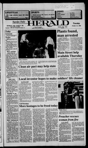 Sapulpa Daily Herald (Sapulpa, Okla.), Vol. 77, No. 34, Ed. 1 Tuesday, October 23, 1990