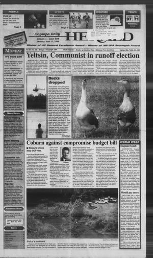 Sapulpa Daily Herald (Sapulpa, Okla.), Vol. 81, No. 239, Ed. 1 Monday, June 17, 1996