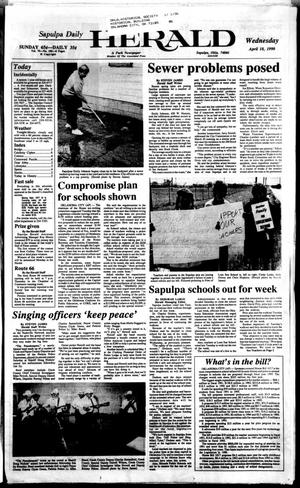 Sapulpa Daily Herald (Sapulpa, Okla.), Vol. 76, No. 185, Ed. 1 Wednesday, April 18, 1990