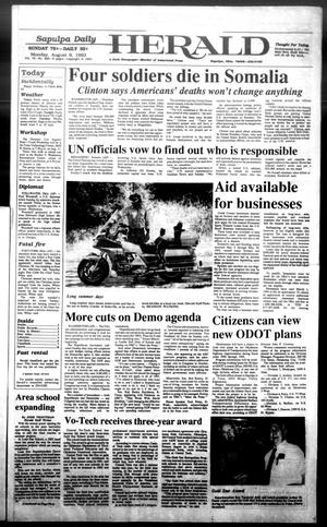 Sapulpa Daily Herald (Sapulpa, Okla.), Vol. 79, No. 282, Ed. 1 Monday, August 9, 1993