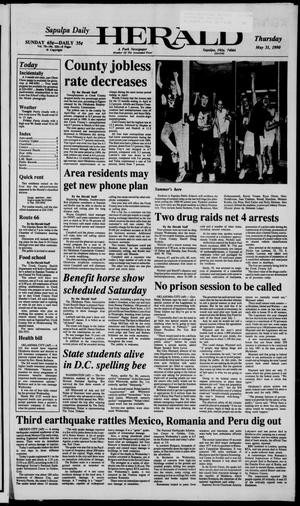 Sapulpa Daily Herald (Sapulpa, Okla.), Vol. 76, No. 222, Ed. 1 Thursday, May 31, 1990