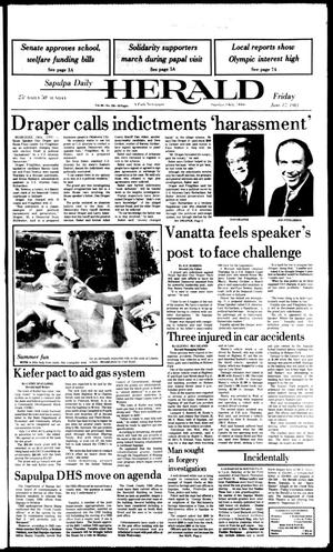 Sapulpa Daily Herald (Sapulpa, Okla.), Vol. 69, No. 238, Ed. 1 Friday, June 17, 1983