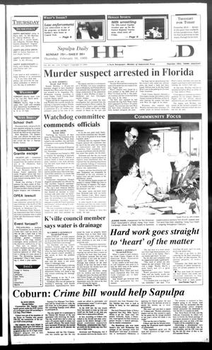 Sapulpa Daily Herald (Sapulpa, Okla.), Vol. 81, No. 133, Ed. 1 Thursday, February 16, 1995