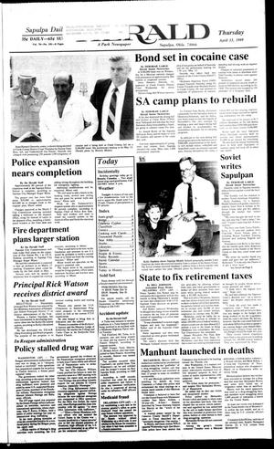 Sapulpa Daily Herald (Sapulpa, Okla.), Vol. 75, No. 181, Ed. 1 Thursday, April 13, 1989
