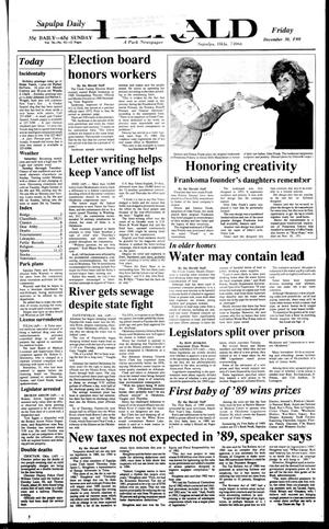 Sapulpa Daily Herald (Sapulpa, Okla.), Vol. 75, No. 92, Ed. 1 Friday, December 30, 1988
