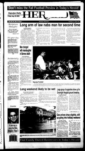 Sapulpa Daily Herald (Sapulpa, Okla.), Vol. 88, No. 299, Ed. 1 Friday, August 29, 2003
