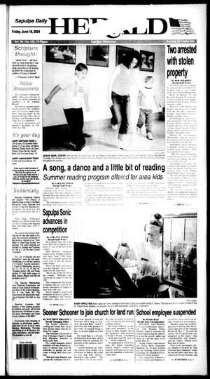 Sapulpa Daily Herald (Sapulpa, Okla.), Vol. 89, No. 235, Ed. 1 Friday, June 18, 2004