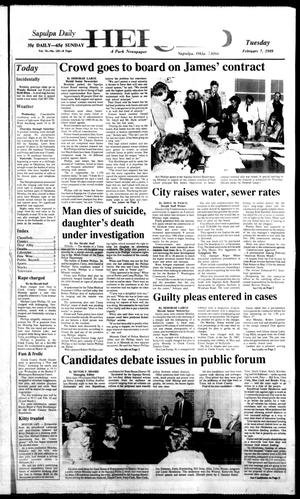 Sapulpa Daily Herald (Sapulpa, Okla.), Vol. 75, No. 125, Ed. 1 Tuesday, February 7, 1989