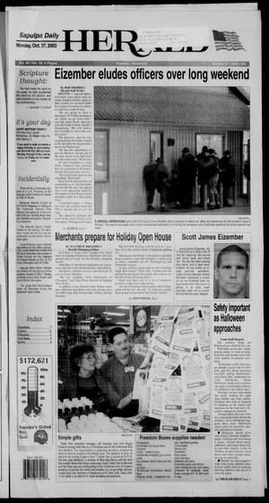 Sapulpa Daily Herald (Sapulpa, Okla.), Vol. 89, No. 38, Ed. 1 Monday, October 27, 2003