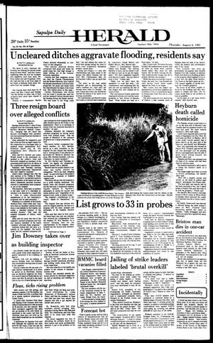 Sapulpa Daily Herald (Sapulpa, Okla.), Vol. 67, No. 279, Ed. 1 Thursday, August 6, 1981