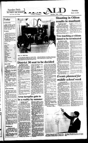 Sapulpa Daily Herald (Sapulpa, Okla.), Vol. 75, No. 153, Ed. 1 Sunday, March 12, 1989