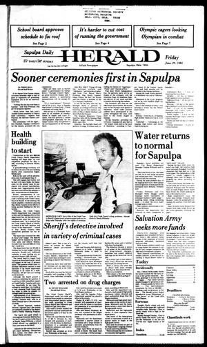 Sapulpa Daily Herald (Sapulpa, Okla.), Vol. 70, No. 248, Ed. 1 Friday, June 29, 1984