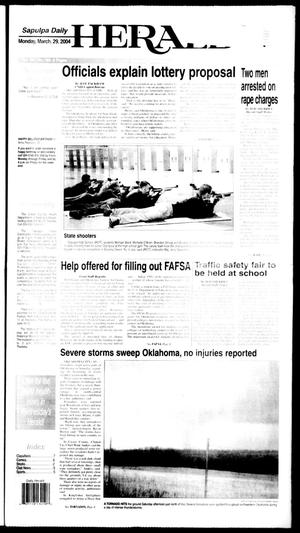 Sapulpa Daily Herald (Sapulpa, Okla.), Vol. 89, No. 165, Ed. 1 Monday, March 29, 2004