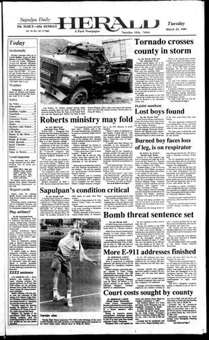 Sapulpa Daily Herald (Sapulpa, Okla.), Vol. 75, No. 167, Ed. 1 Tuesday, March 28, 1989