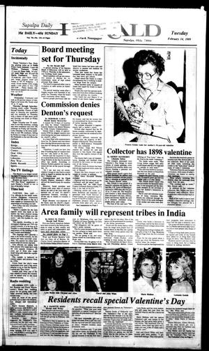 Sapulpa Daily Herald (Sapulpa, Okla.), Vol. 75, No. 131, Ed. 1 Tuesday, February 14, 1989