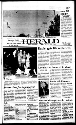 Sapulpa Daily Herald (Sapulpa, Okla.), Vol. 74, No. 290, Ed. 1 Wednesday, August 17, 1988
