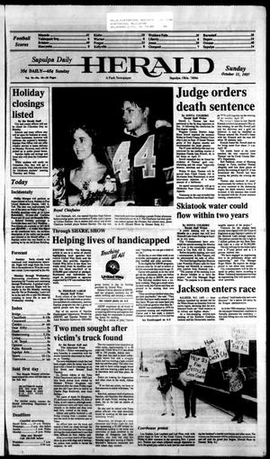 Sapulpa Daily Herald (Sapulpa, Okla.), Vol. 74, No. 24, Ed. 1 Sunday, October 11, 1987