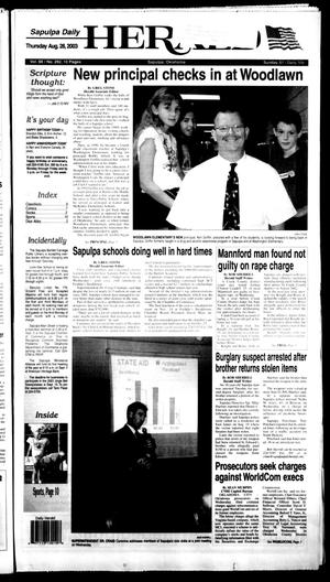 Sapulpa Daily Herald (Sapulpa, Okla.), Vol. 88, No. 298, Ed. 1 Thursday, August 28, 2003