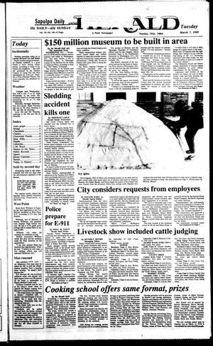 Sapulpa Daily Herald (Sapulpa, Okla.), Vol. 75, No. 149, Ed. 1 Tuesday, March 7, 1989