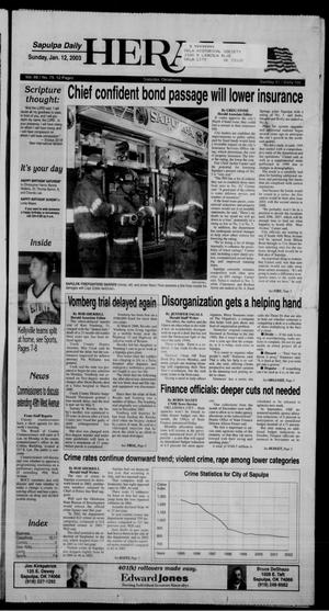Sapulpa Daily Herald (Sapulpa, Okla.), Vol. 88, No. 79, Ed. 1 Sunday, January 12, 2003