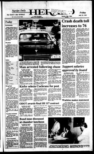 Sapulpa Daily Herald (Sapulpa, Okla.), Vol. 75, No. 266, Ed. 1 Friday, July 21, 1989