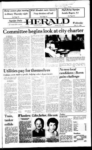 Sapulpa Daily Herald (Sapulpa, Okla.), Vol. 70, No. 258, Ed. 1 Wednesday, July 11, 1984