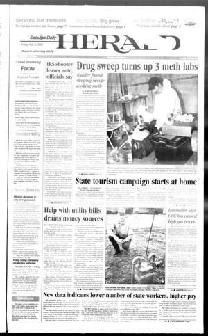 Sapulpa Daily Herald (Sapulpa, Okla.), Vol. 85, No. 127, Ed. 1 Friday, February 9, 2001