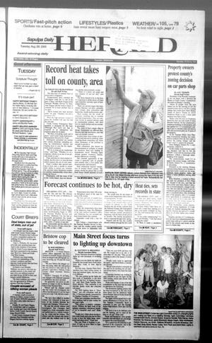 Sapulpa Daily Herald (Sapulpa, Okla.), Vol. 84, No. 295, Ed. 1 Tuesday, August 29, 2000