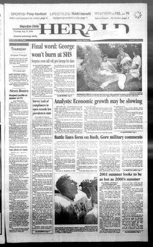 Sapulpa Daily Herald (Sapulpa, Okla.), Vol. 84, No. 297, Ed. 1 Thursday, August 31, 2000