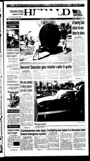 Sapulpa Daily Herald (Sapulpa, Okla.), Vol. 87, No. 292, Ed. 1 Thursday, August 22, 2002